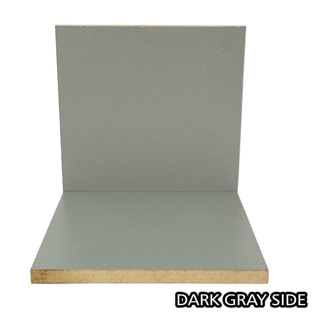 Melamine with MDF Core (Black, White, or Gray) - Custom Cut