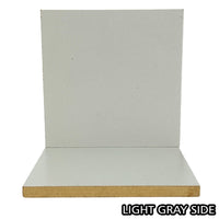 Melamine with MDF Core (Black, White, or Gray) - Custom Cut