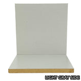 Melamine with MDF Core (Black, Gray or White)