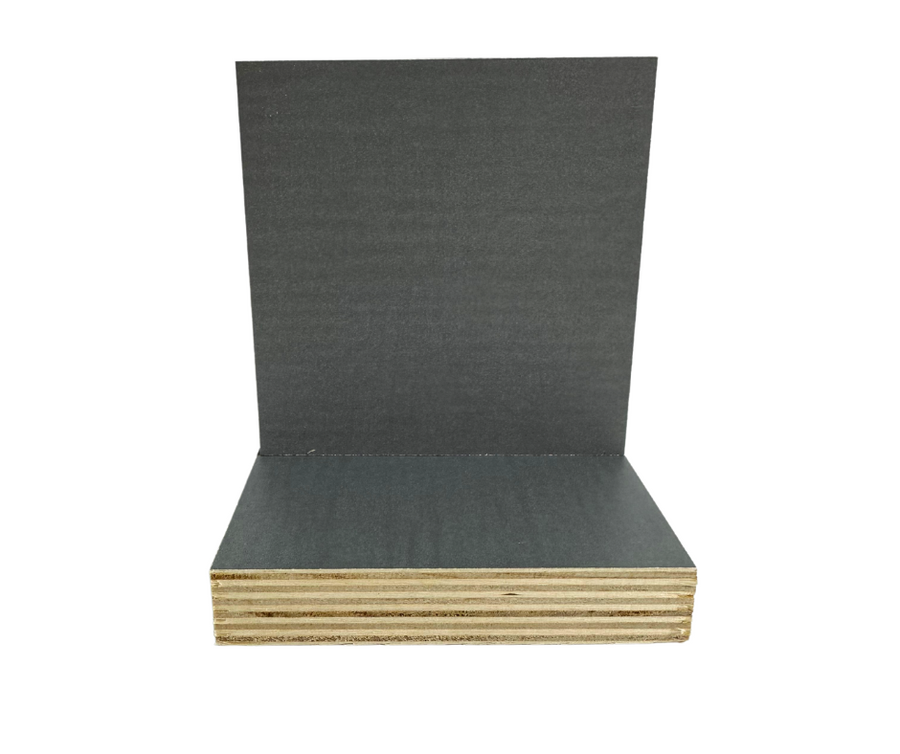 Gray Melamine Faced Baltic Birch Plywood - 3/4" / 18mm
