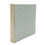 Hex-Ply Anti-Slip Melamine Birch Plywood (Light Gray) - 12mm - 18mm