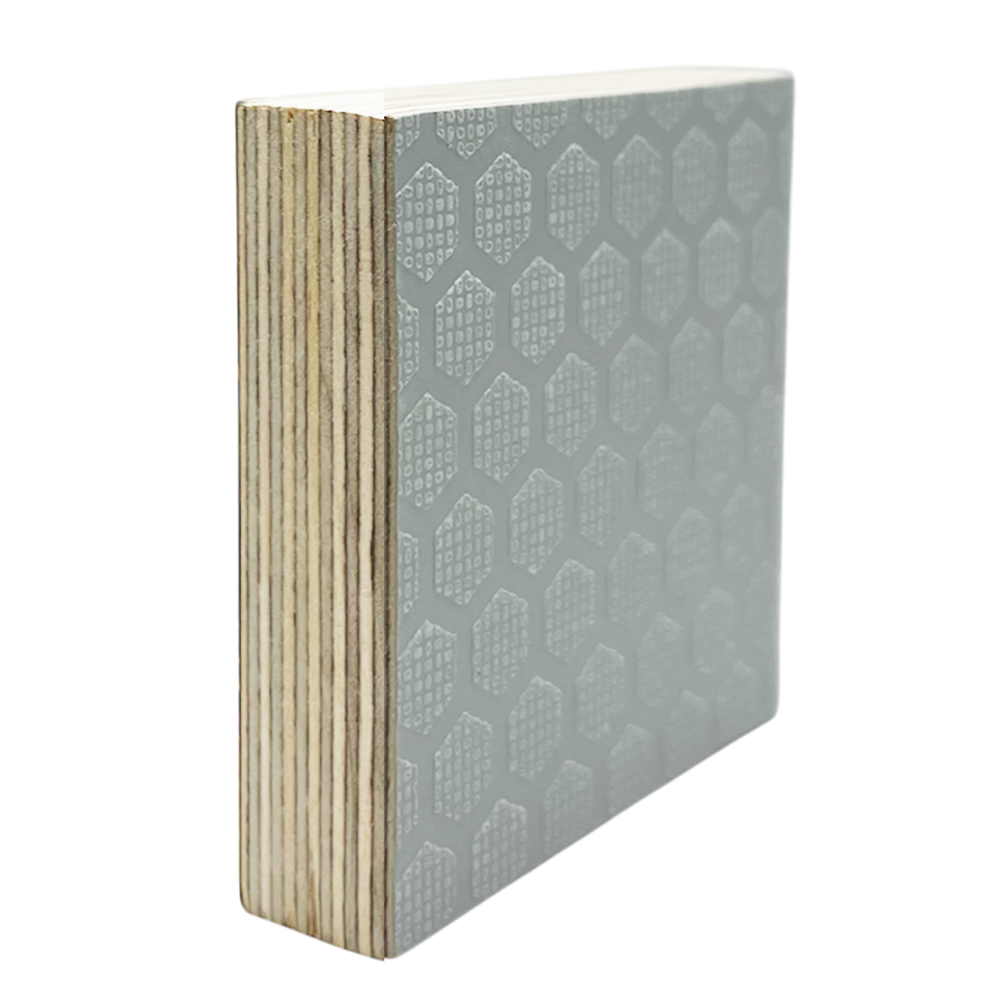 Hex-Ply Anti-Slip Melamine Birch Plywood (Light Gray) - 12mm - 18mm