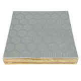 Hex-Ply Anti-Slip Melamine Birch Plywood (Light Gray) - 12mm - 18mm