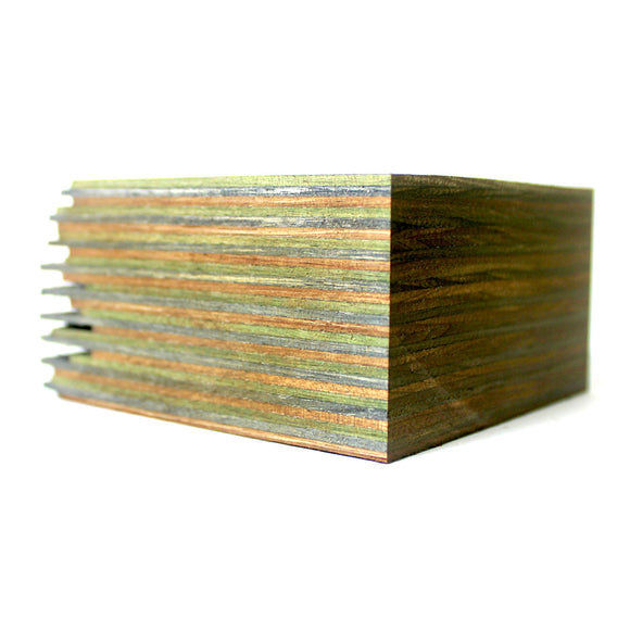 Green Gray Brown Laminated Blanks