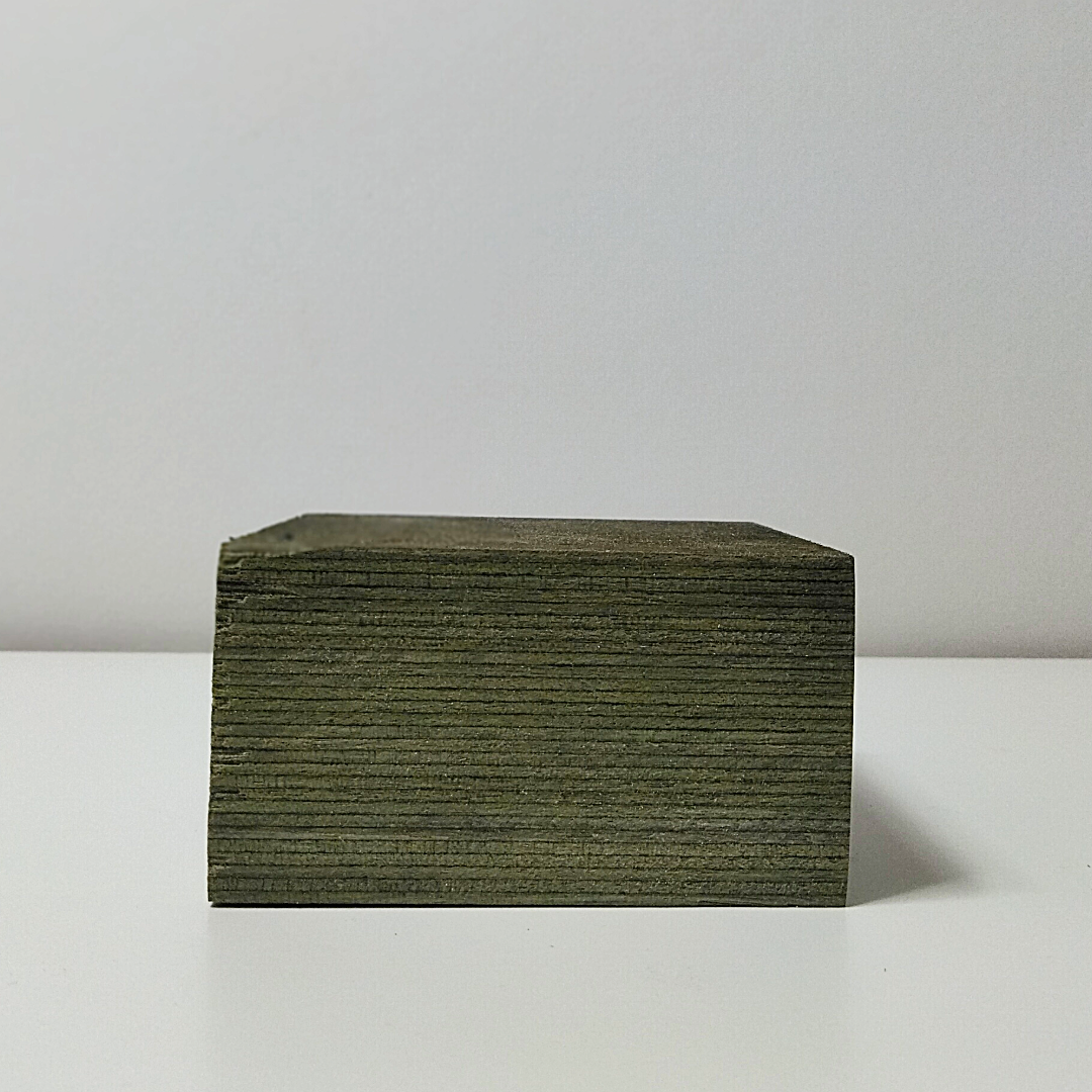 Green Laminated Birch Wood Blanks