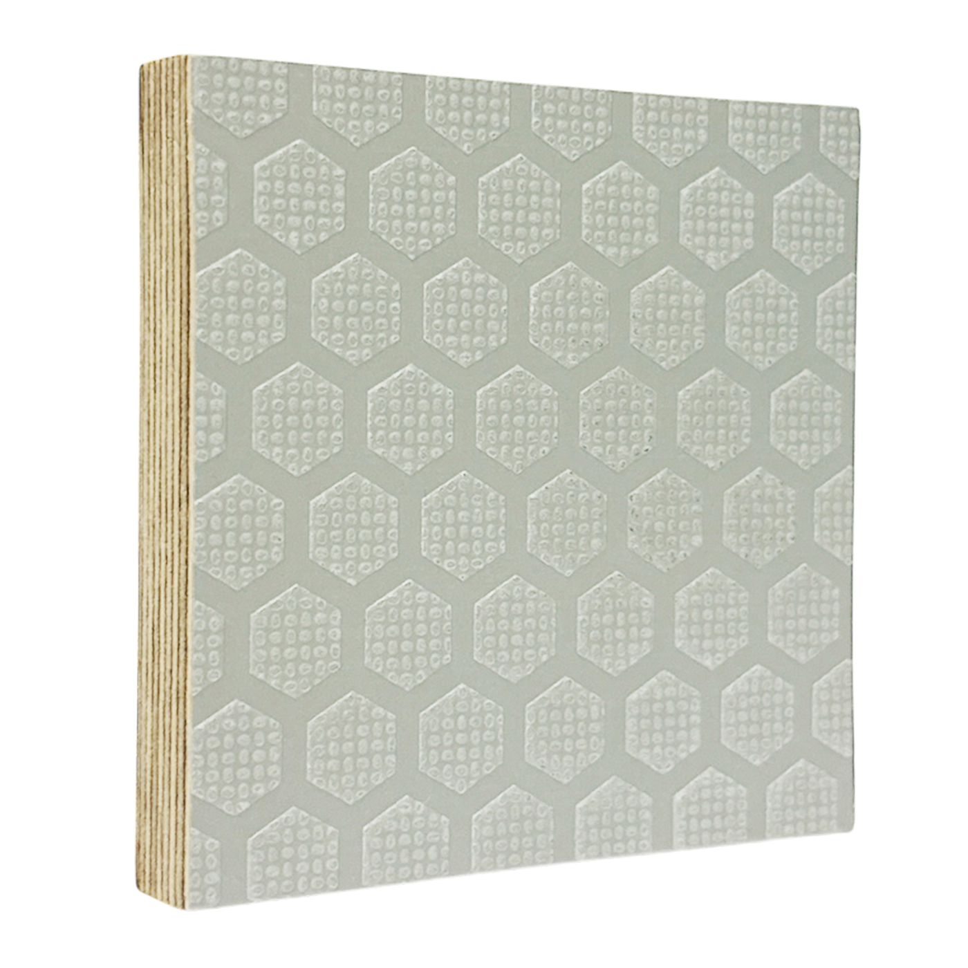 Hex-Ply Anti-Slip Melamine Birch Plywood (Light Gray) - 12mm - 18mm