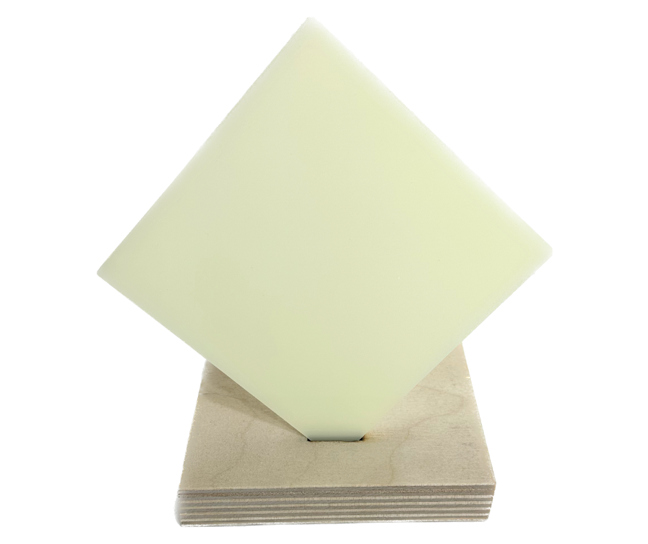 Translucent Ivory colored Acrylic for Laser Cutting – MakerStock