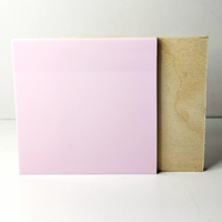Light Pink Pastel Acrylic - Matte One Side