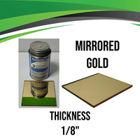 Gold Mirrored Acrylic