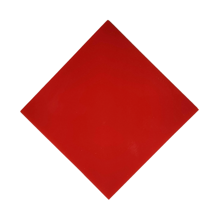Red Nearly Opaque Acrylic