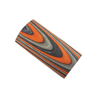 Orange/Light Gray/Dark Gray Laminated Birch Wood Blanks