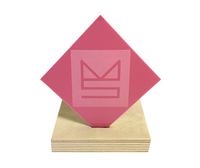 Acrylic (Nearly Opaque Raspberry)