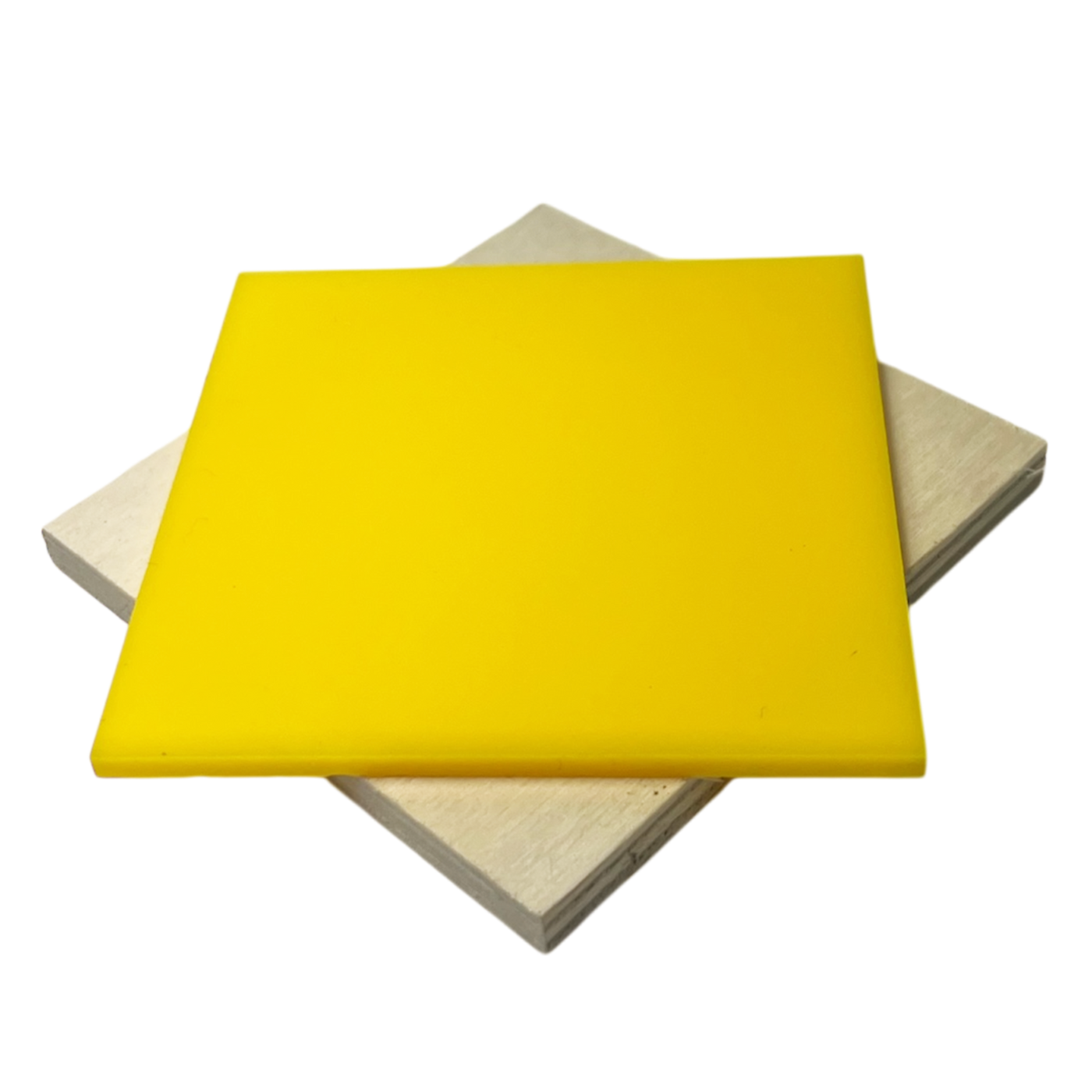Recycled Acrylic (Yellow) - Nearly Opaque