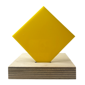 Recycled Acrylic (Yellow) - Nearly Opaque