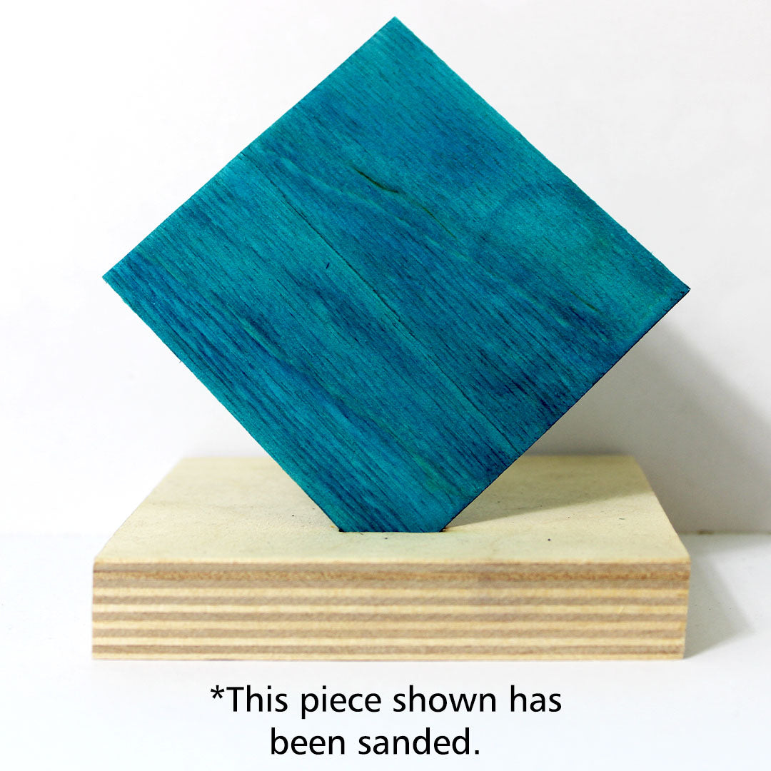 Turquoise Blue Dyed Birch Veneer – MakerStock