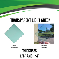 Light Green Transparent Acrylic