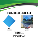 Light Blue Transparent Acrylic