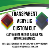 Transparent Acrylic Custom Cut