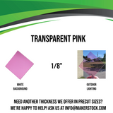 Transparent Acrylic Custom Cut