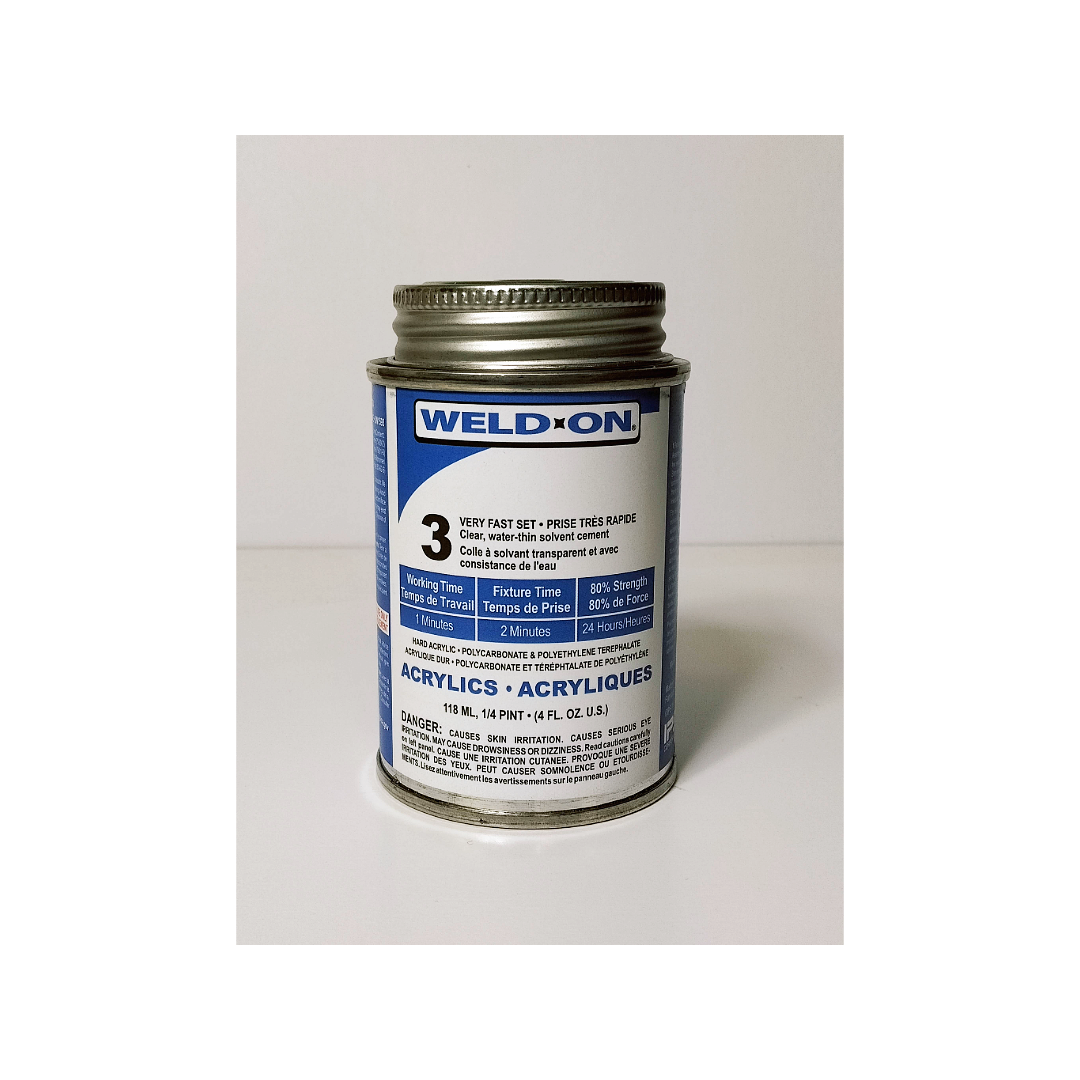 Weldon Acrylic Adhesive Can (4oz) - ADHESIVE ONLY