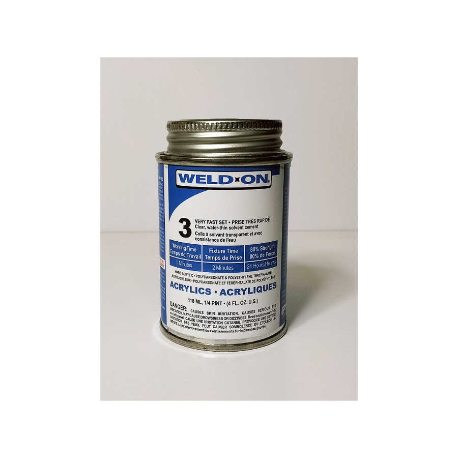 Weldon Acrylic Adhesive Can (4oz) - ADHESIVE ONLY