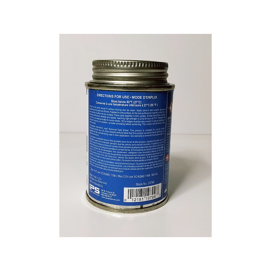 Weldon Acrylic Adhesive Can (4oz) - ADHESIVE ONLY