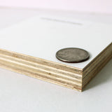 White Melamine Faced Eucalyptus Plywood - 1/4" - 3/4"