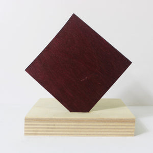 Wine Red Dyed Birch Veneer