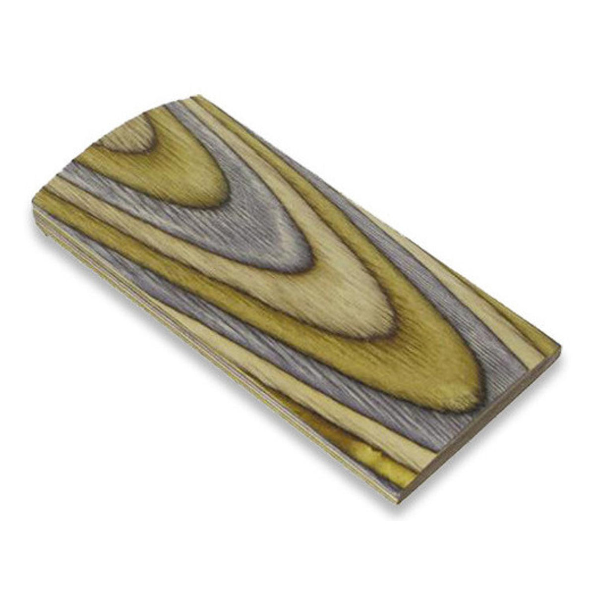 Yellow/Gray/Natural Laminated Birch Wood Blanks