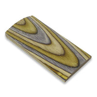 Yellow/Gray/Natural Laminated Birch Wood Blanks