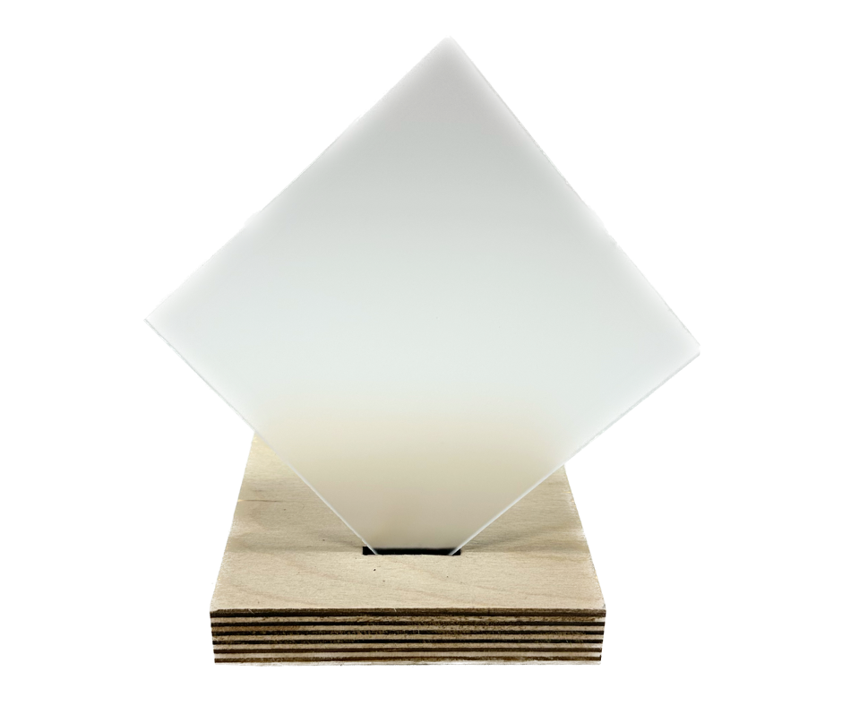 Recycled Acrylic (Frosted Clear) - Frosted Two Sides