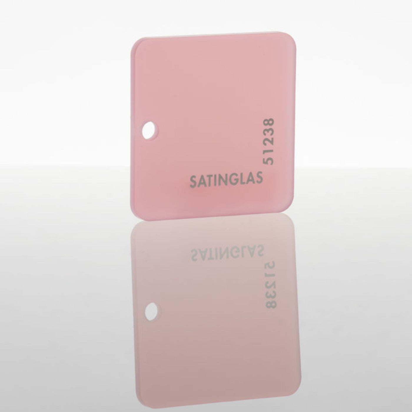 Acrylic (Frosted Pink) - Frosted Two Sides