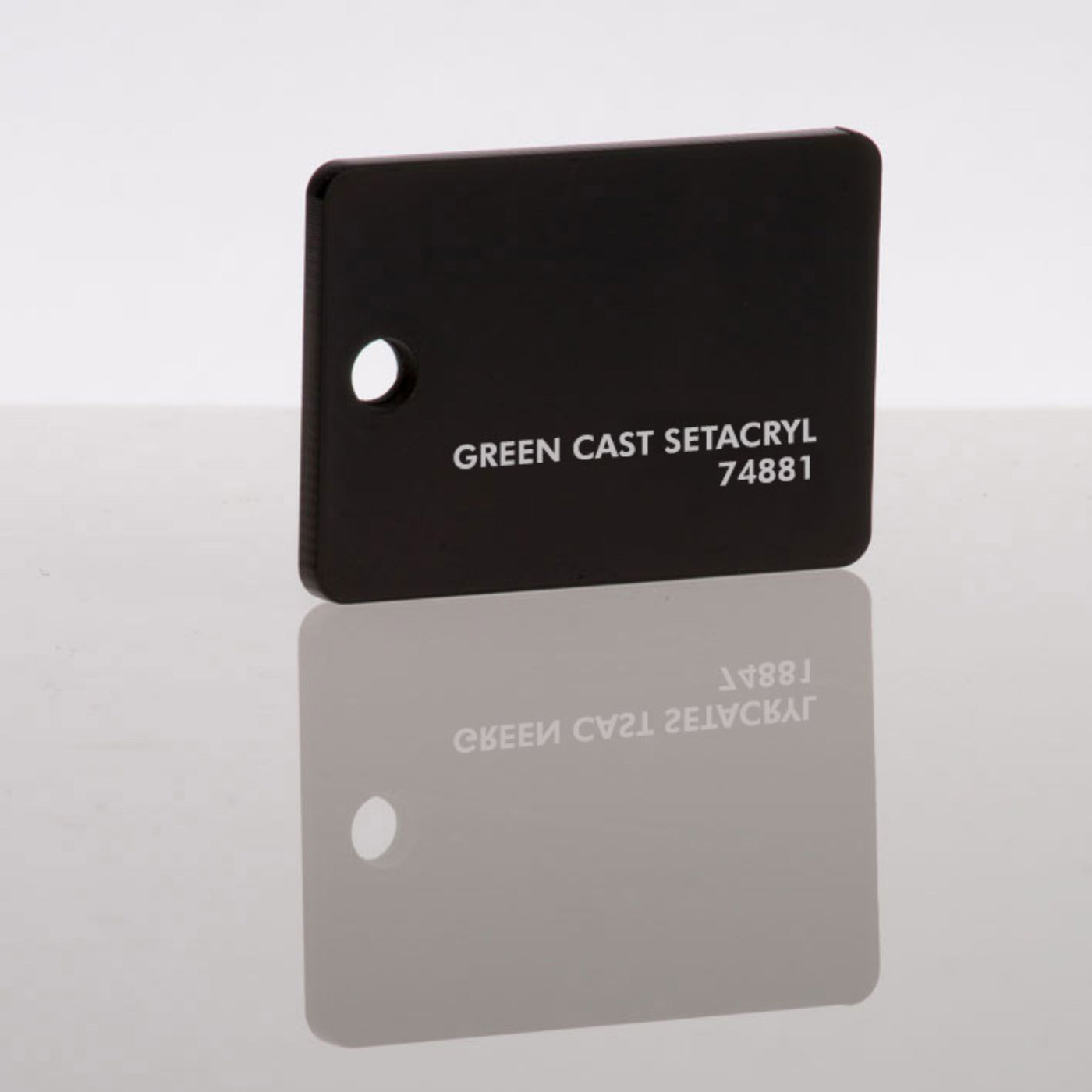 Recycled Acrylic (Black Opaque)