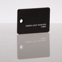 Recycled Acrylic (Black Opaque)