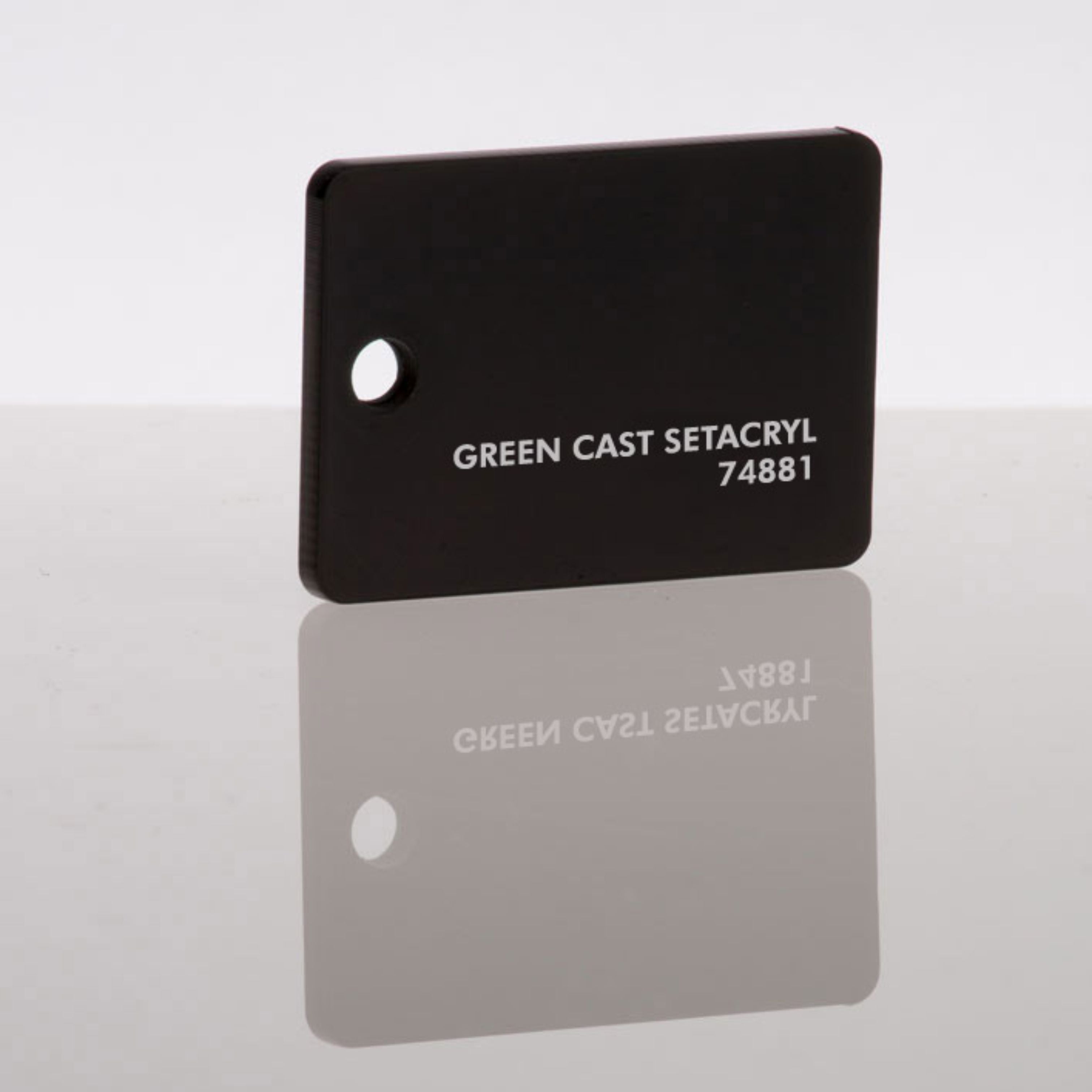 Recycled Acrylic (Black Opaque)