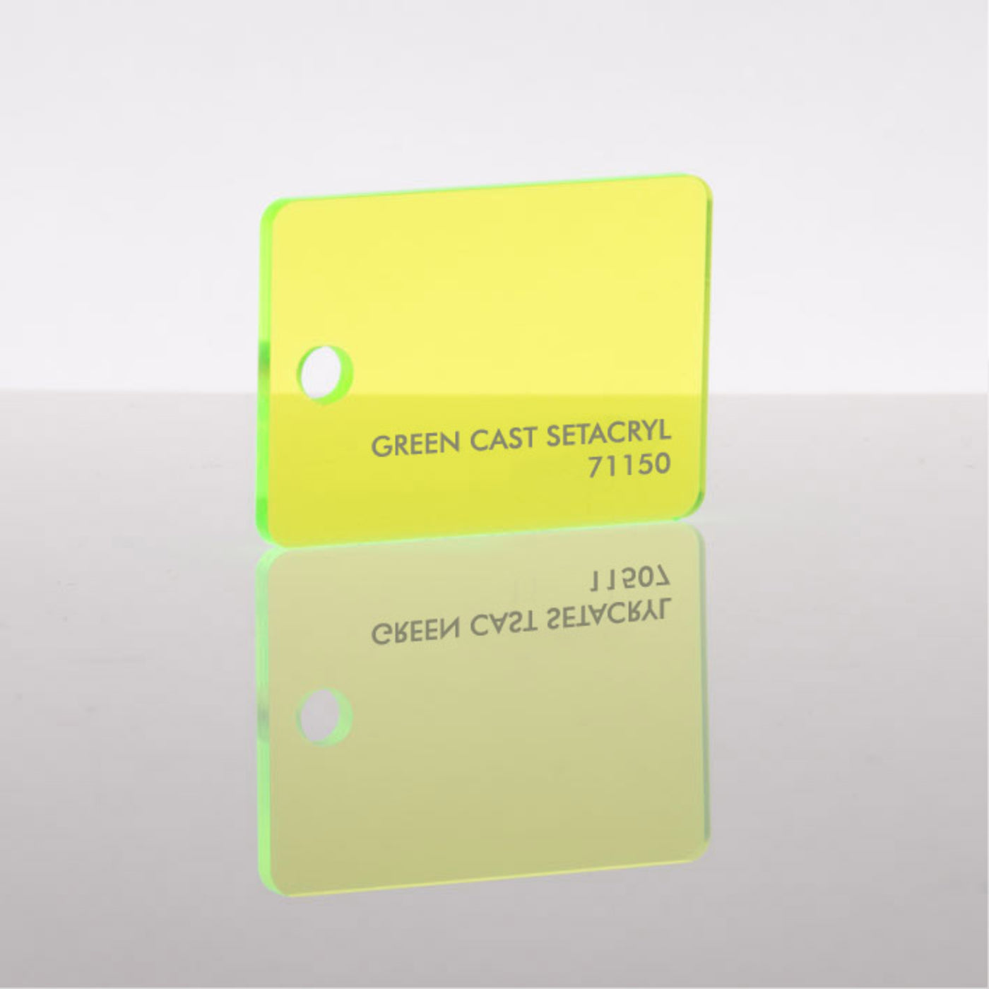 Recycled Acrylic (Green Fluorescent)