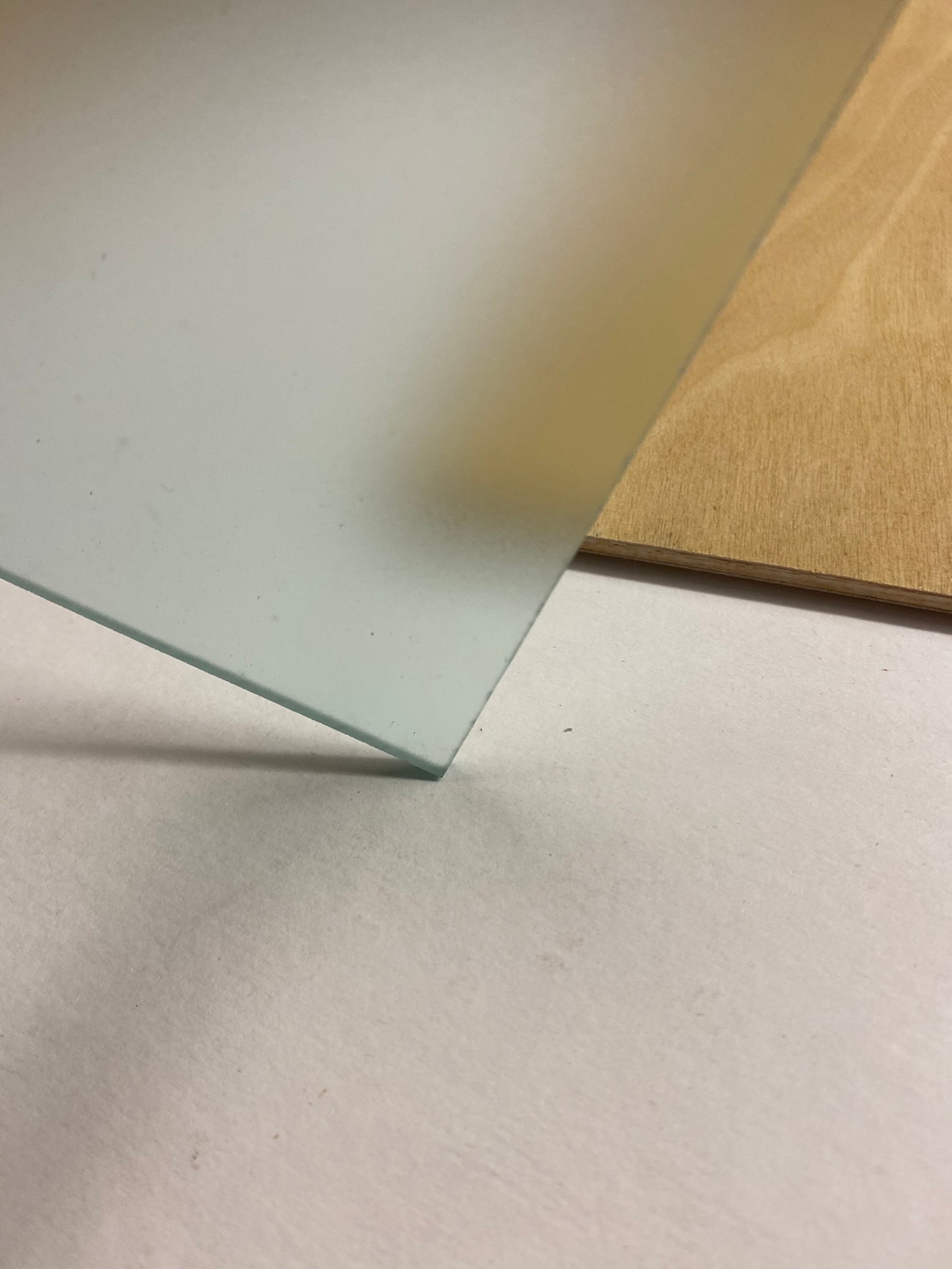 Clear Matte Frosted Cast Acrylic Sheet for Laser Cutting & Engraving –  MakerStock