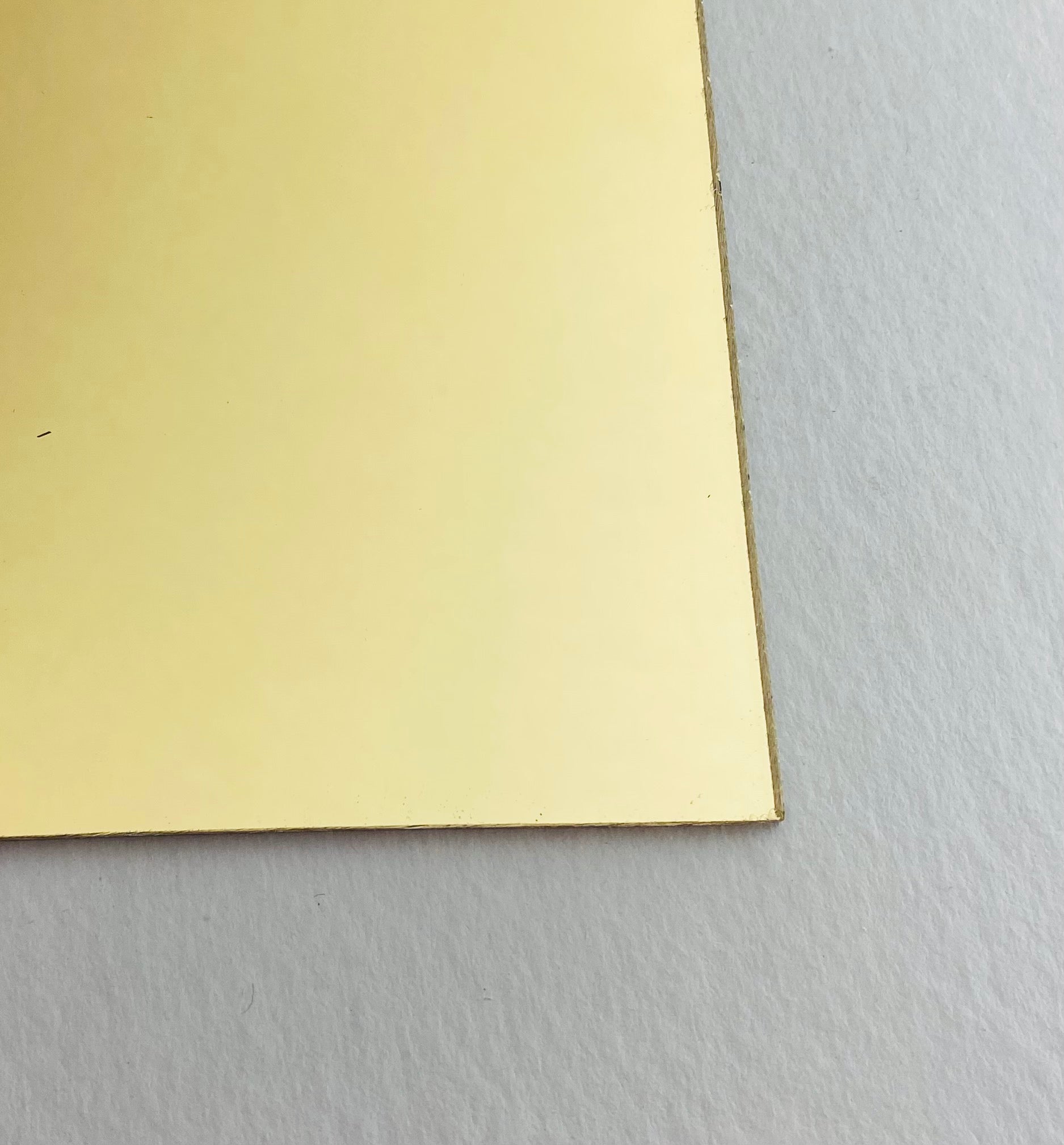Mirrored Gold Acrylic Sheets for Laser Cutting & Engraving