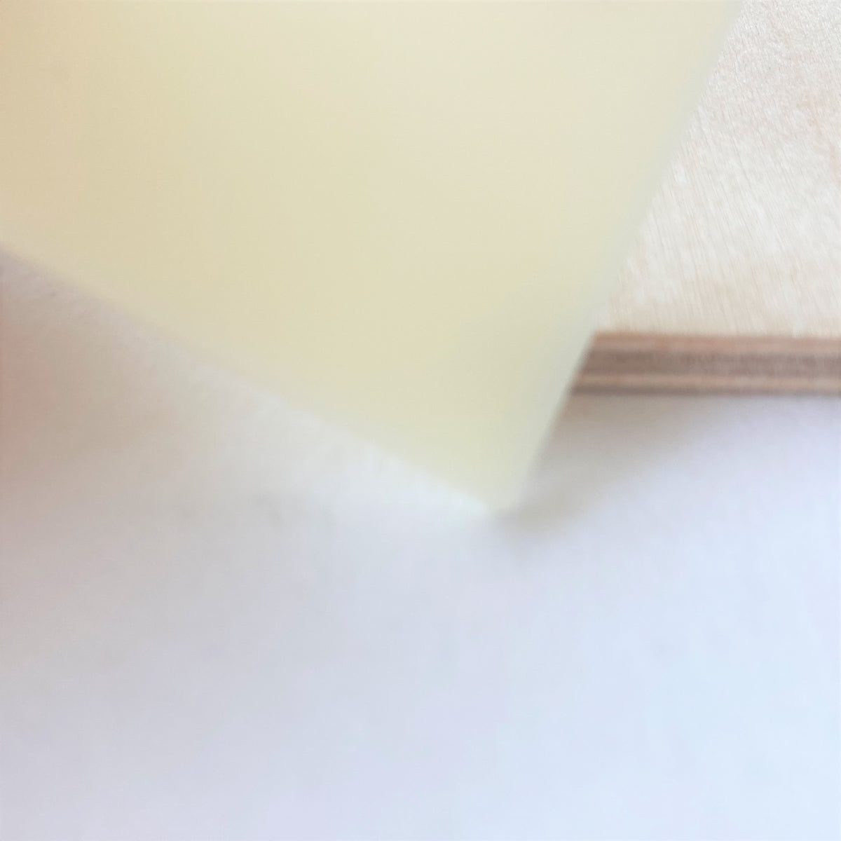 Translucent Ivory colored Acrylic for Laser Cutting – MakerStock