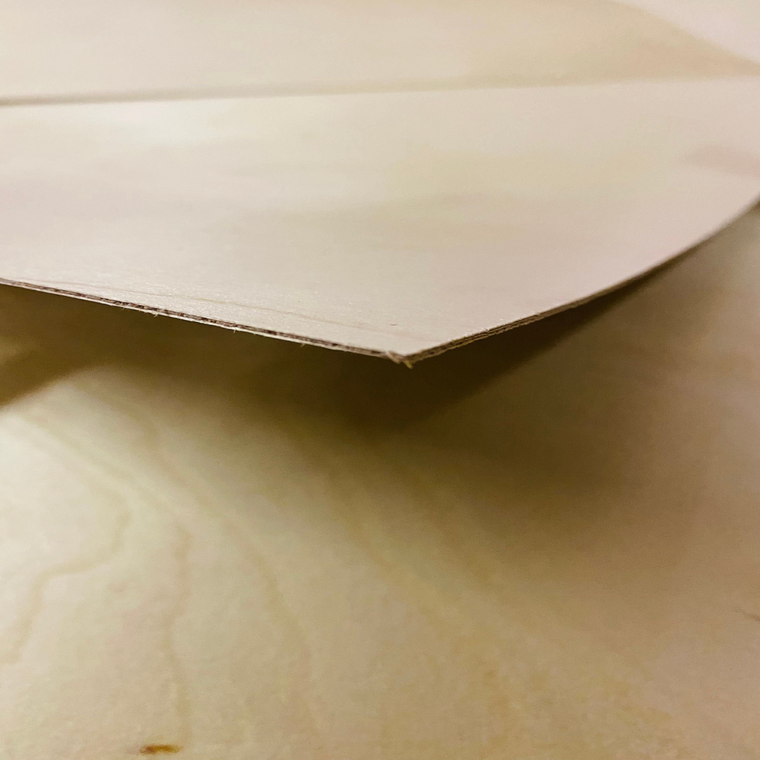 KoskiPly Birch AB/B Plywood - laser cutting & models - .6mm - 2.5