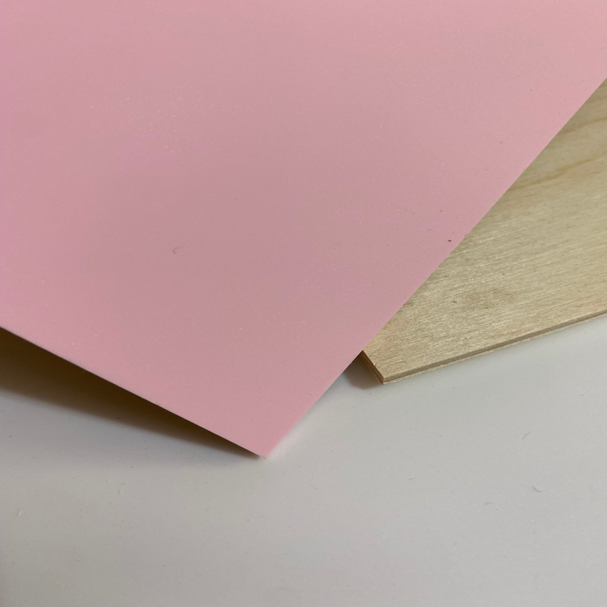 Pastel Blush Pink Acrylic Sheet