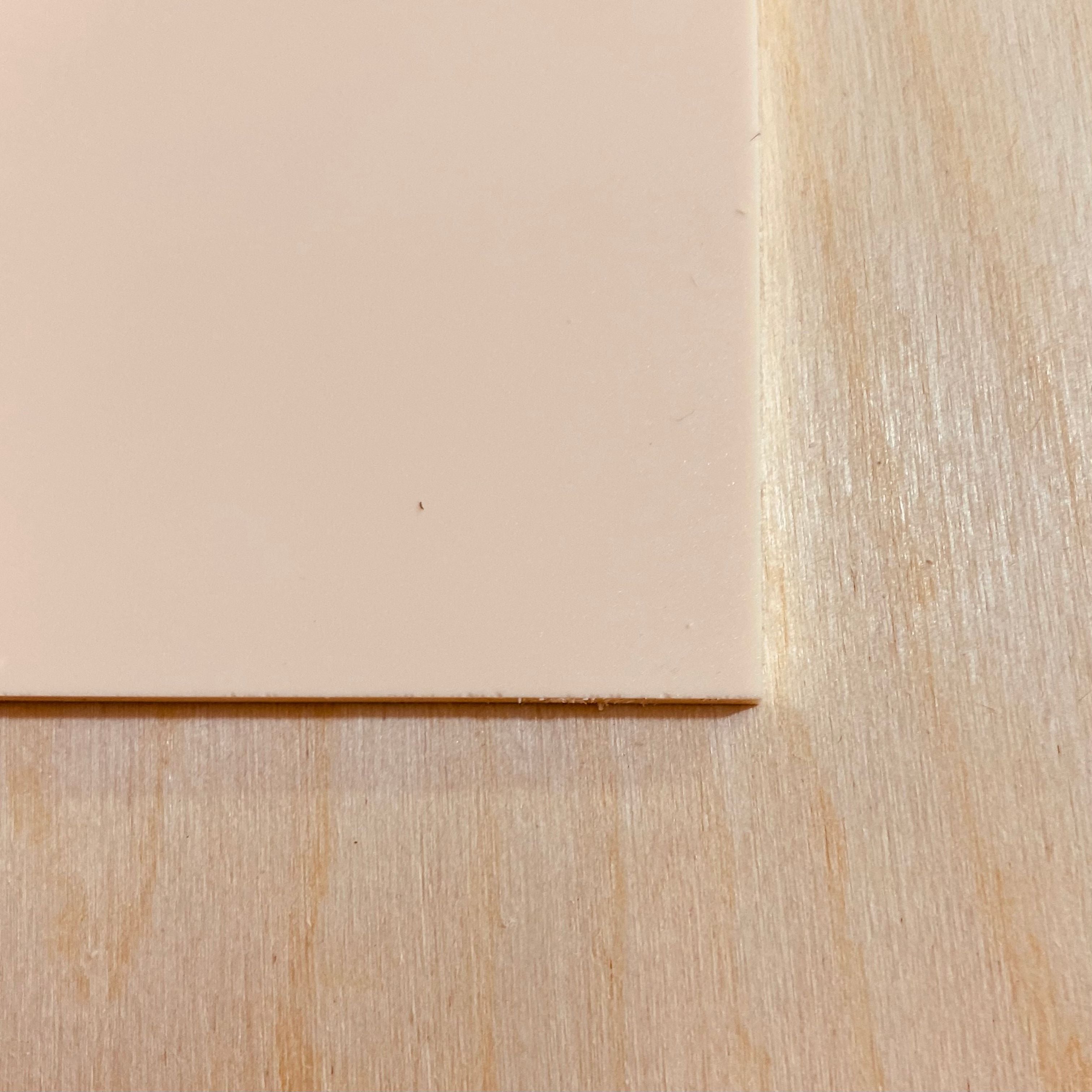 Pastel Light Orange Peach Acrylic Cast Sheet