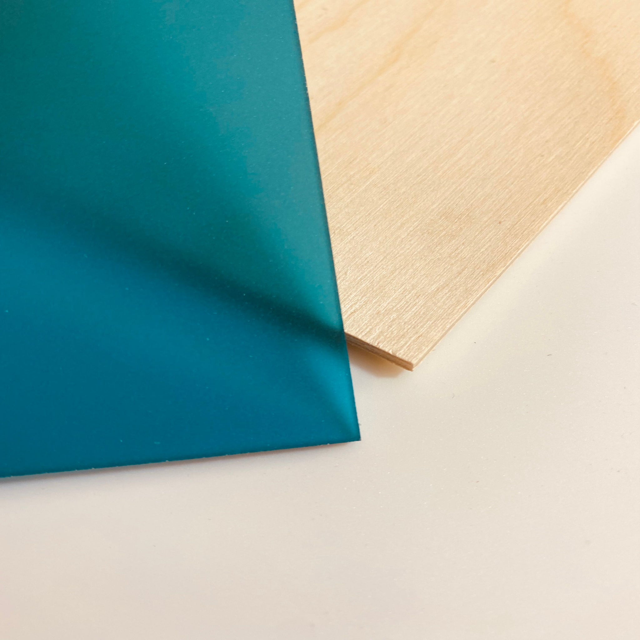 Professional Plastics Blue#2114 Cast Acrylic Paper-Masked Sheet