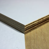 White Melamine Faced Baltic Birch Plywood  - 1/4" - 3/4"