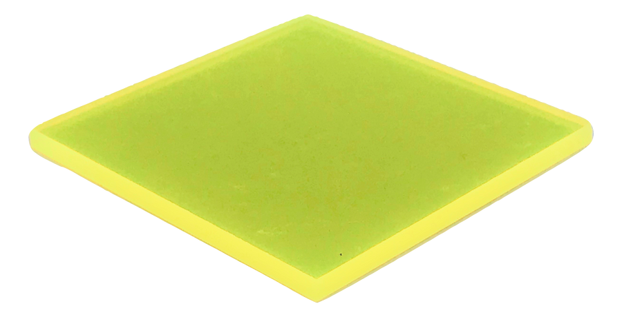Yellow Fluorescent Acrylic