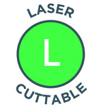Laser safe acrylic for engraving and cutting